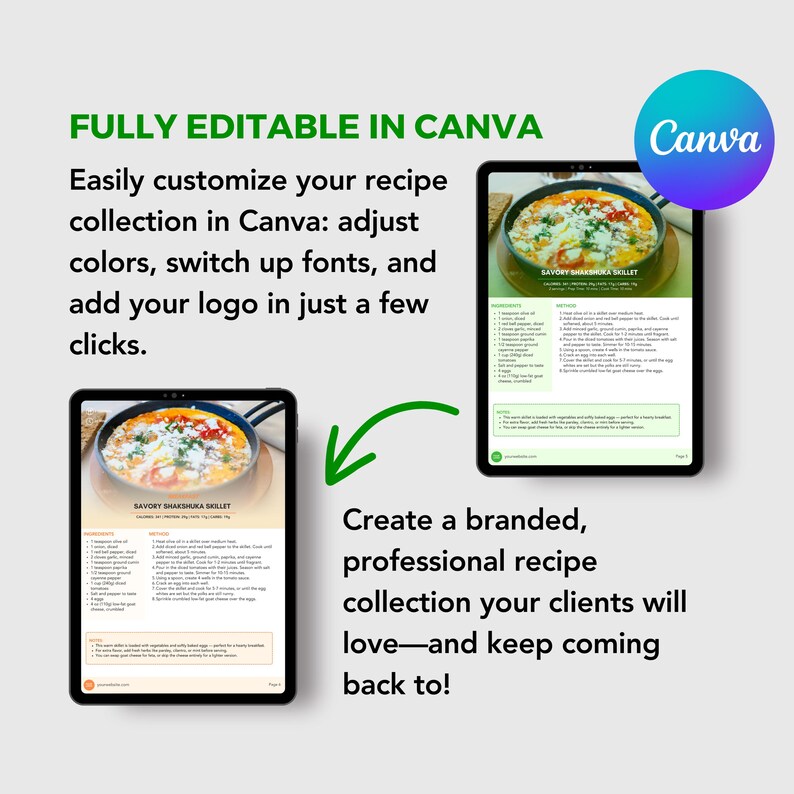Mediterranean Diet Cookbook: Editable Canva Template, Health Coach PLR, Healthy Recipes, Nutrition image 10