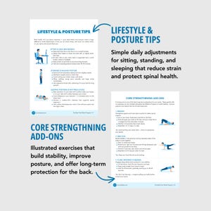 Back Pain Relief Program | Editable Canva Template | Health & Fitness Coaching | Instant Download, DFY PLR image 6