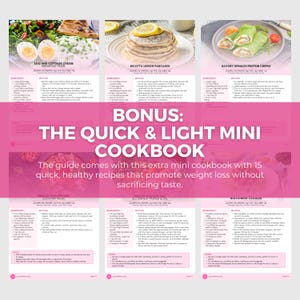 Weight Loss Guide Canva Template | Meal Planner, Workout Tracker, Health Coach PLR image 10