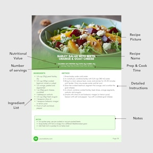 Mediterranean Diet Cookbook: Editable Canva Template, Health Coach PLR, Healthy Recipes, Nutrition image 9