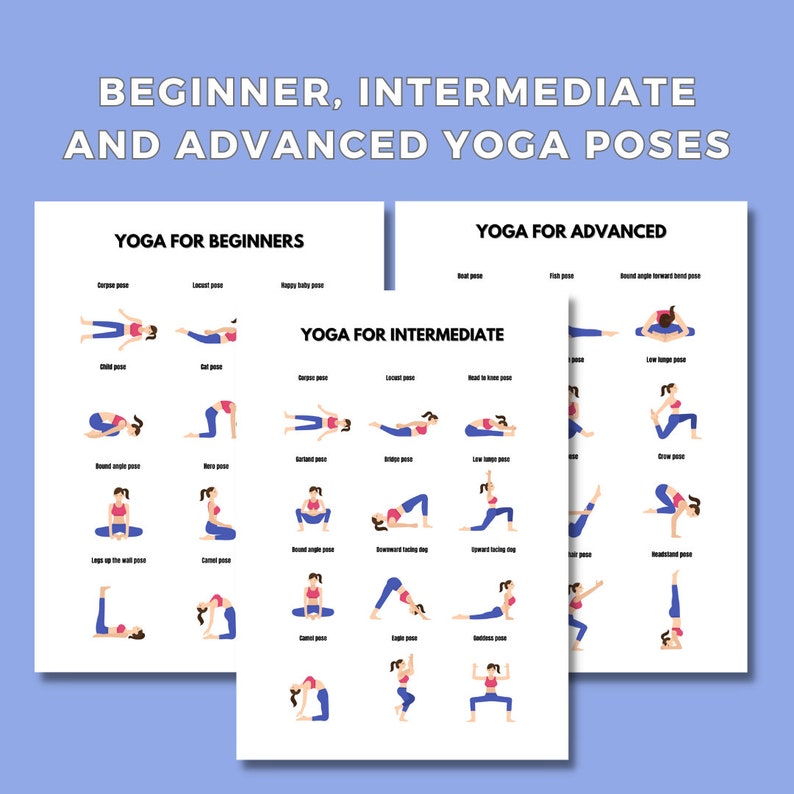Editable Canva Yoga Poses Cheat Sheet A4 Instagram Size Health Coaching ...
