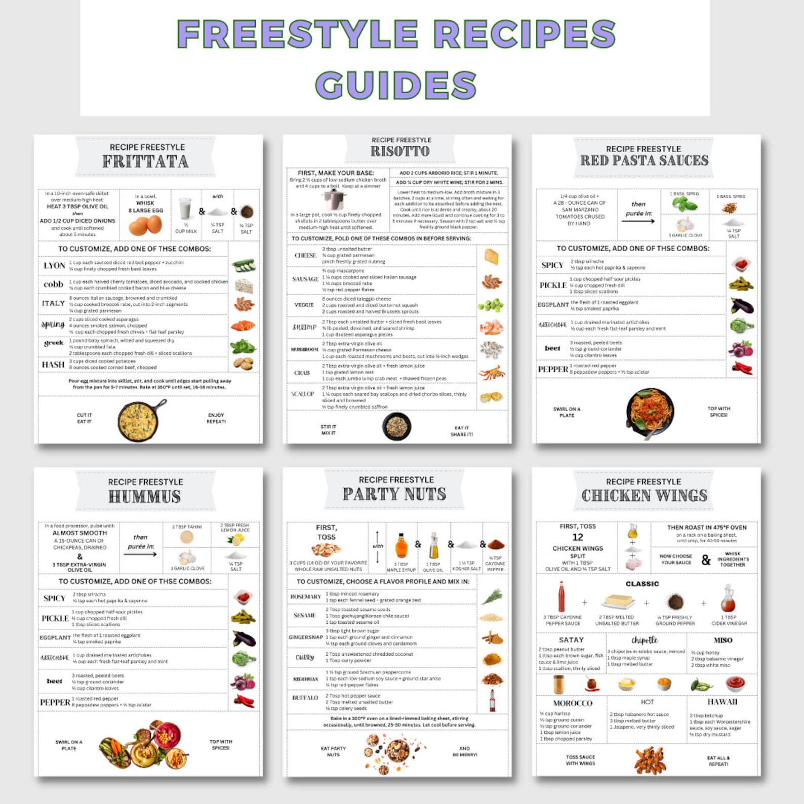 100 Editable Canva Nutrition Handouts Templates Cook Smarts Etsy
