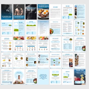 Men’s Health Nutrition Guide | Editable Canva Template | Fitness Coaching, Instant Download, DFY PLR image 2