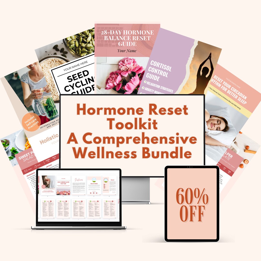 Canva Template Hormone Reset Toolkit: A Comprehensive Wellness Bundle ...