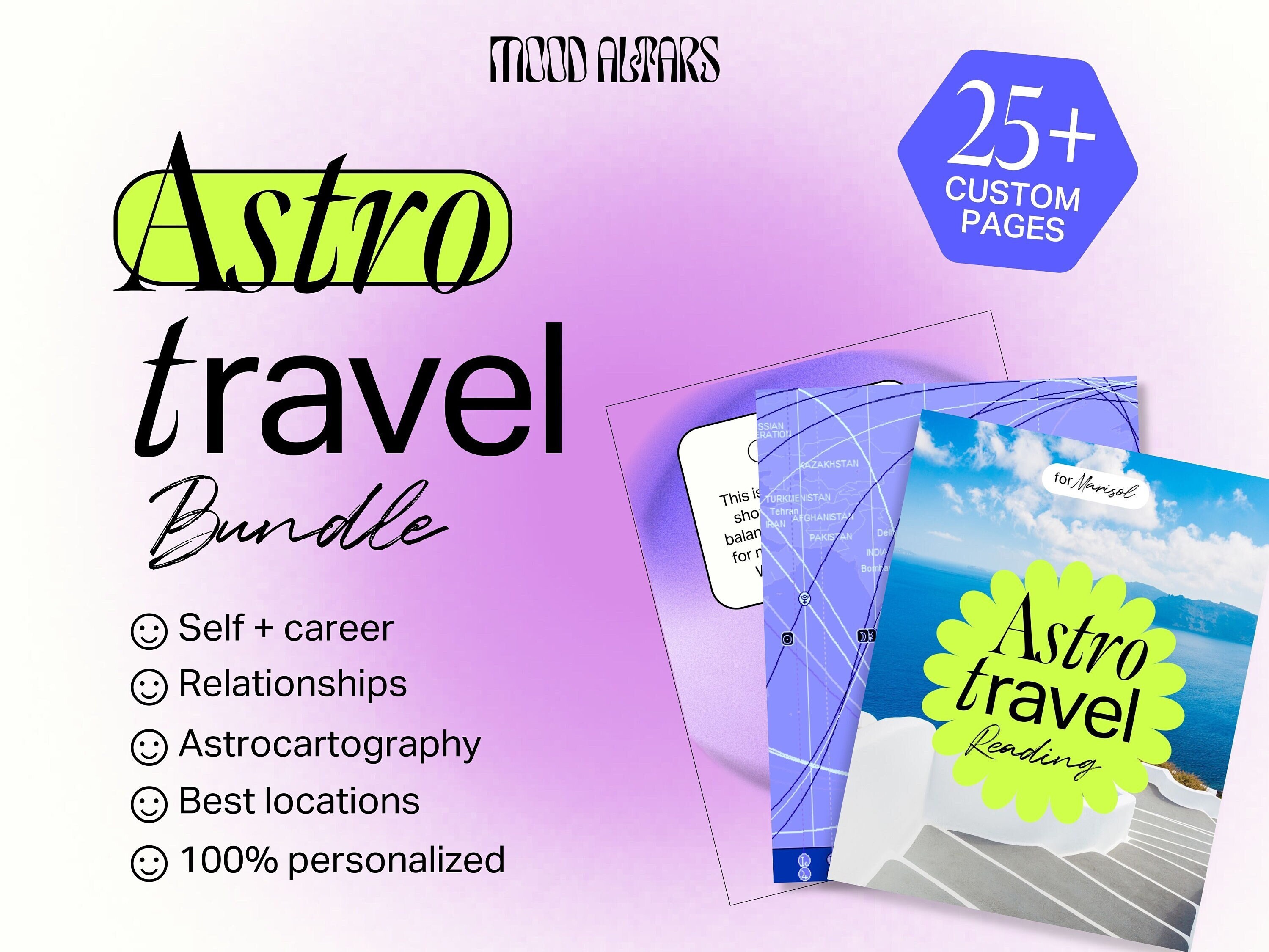Astrocartography Reading Astrology Reading Relocation Reading Natal ...