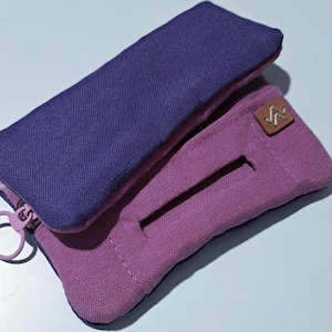 Handgjord Amethyst Flow Tobacco Pouch – En blandning av elegans och energi
