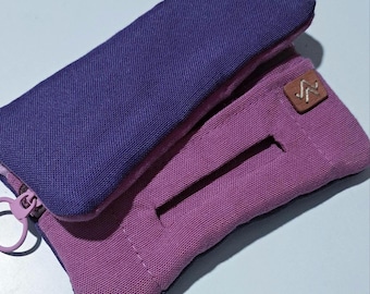 Handmade Amethyst Flow Tobacco Pouch – A Blend of Elegance and Energy