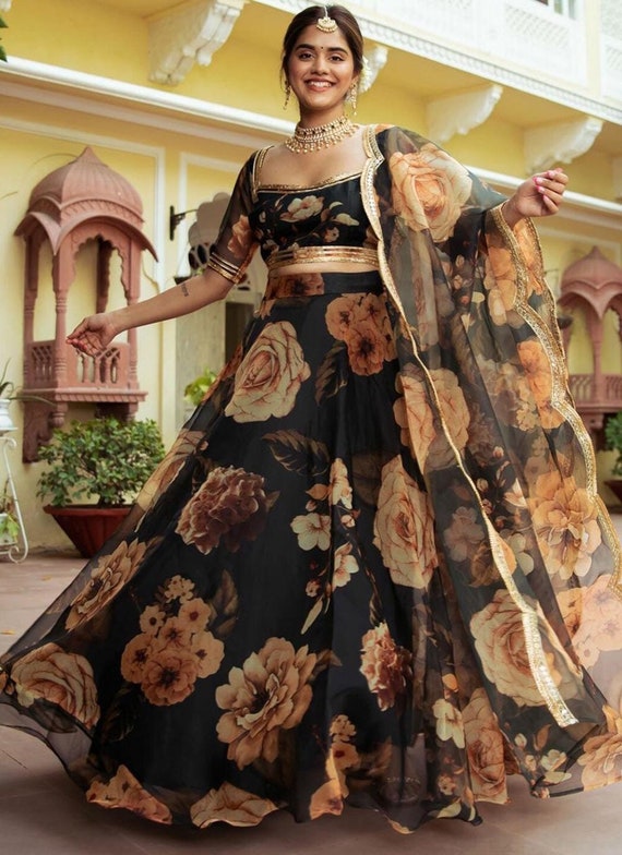Floral choli best sale