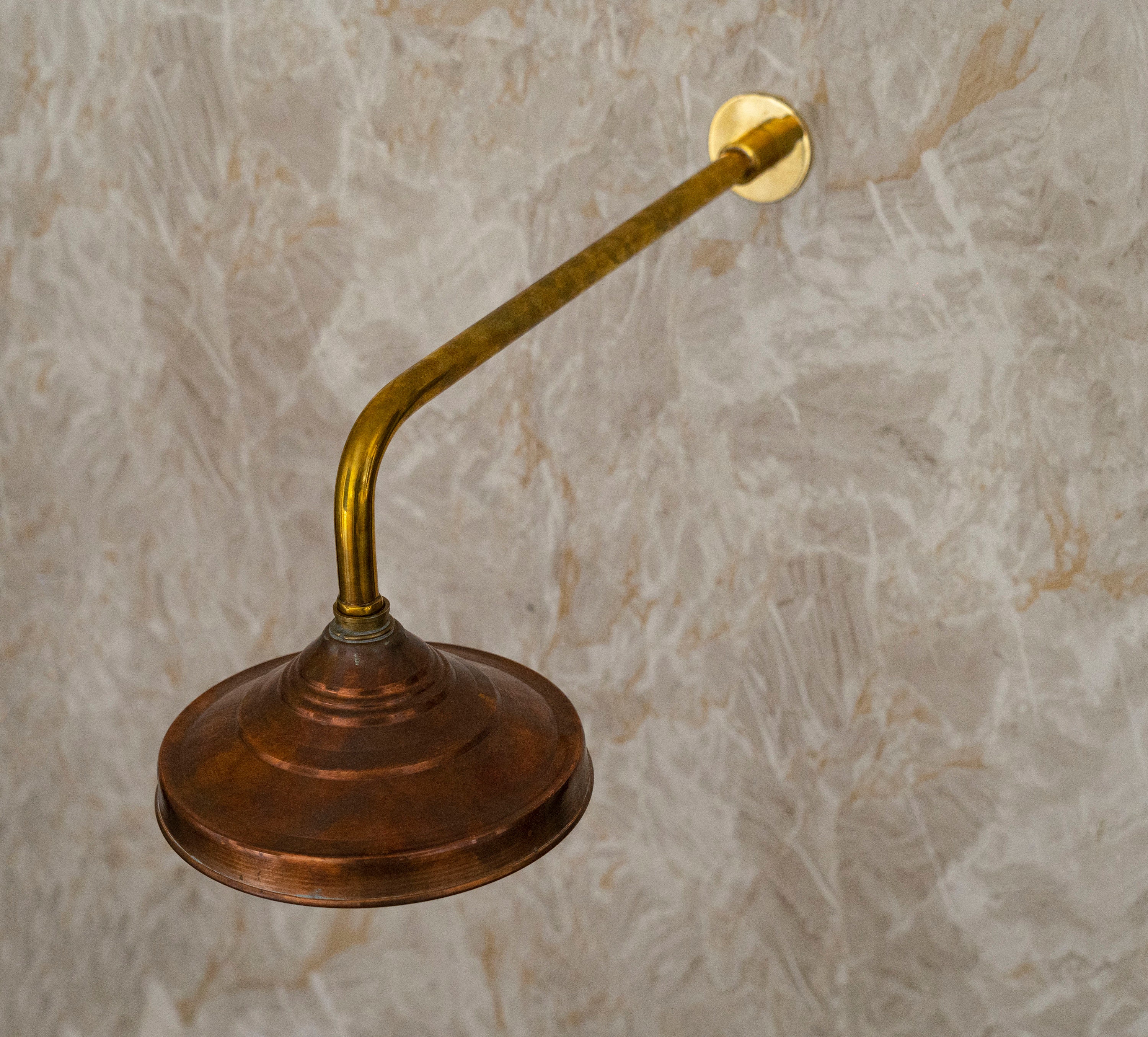 Unlacquered Solid Copper Shower Head Pure Copper Showers Etsy Australia