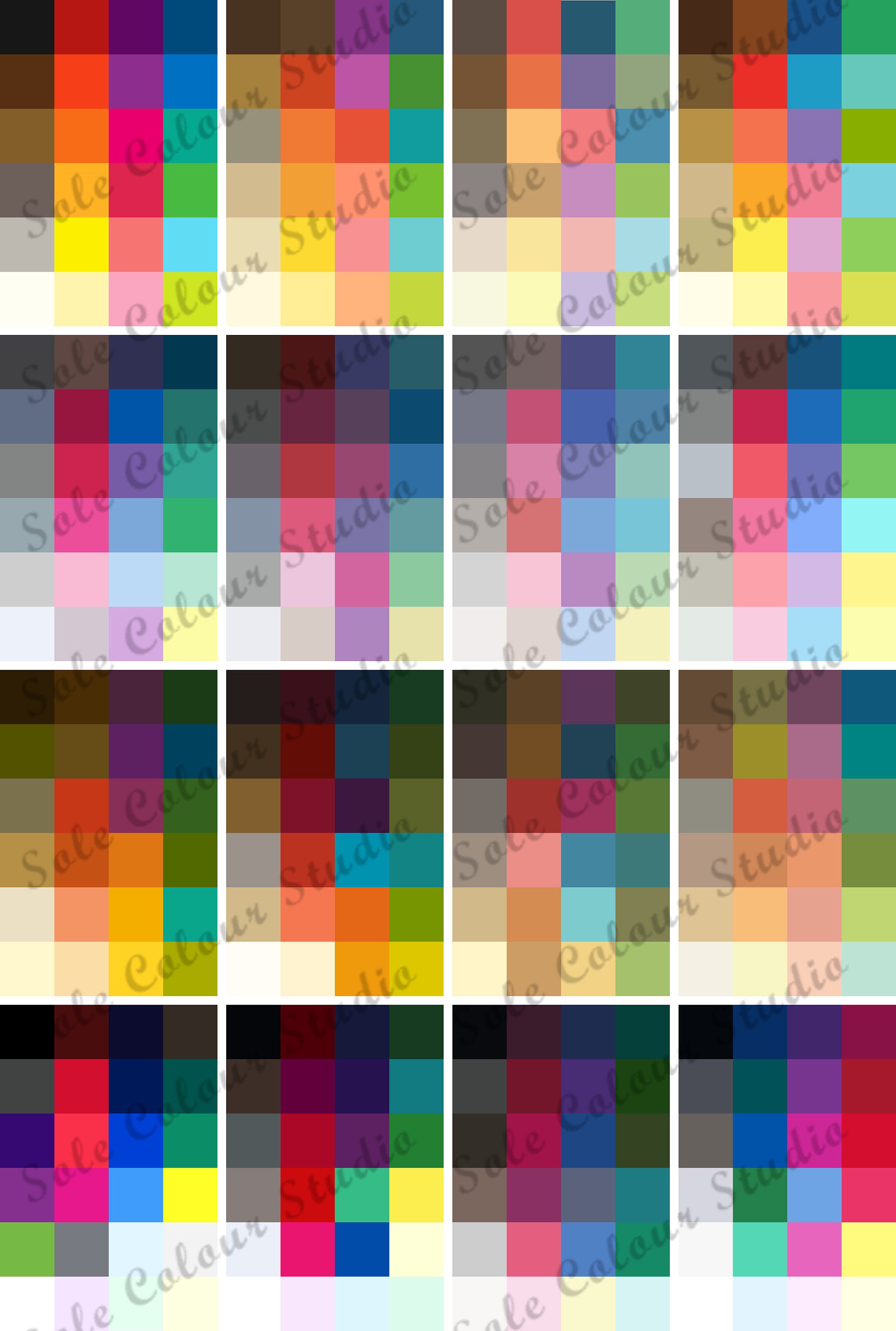 Seasonal Palette - Toned Spring/soft Spring Light- - Etsy