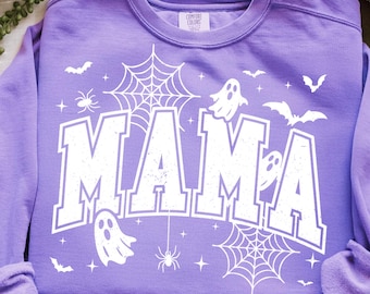 Spooky Mama Halloween Png svg, Spooky Mama Png, retro Halloween png svg, Ghost Spooky Png, Preppy Halloween Mama Png