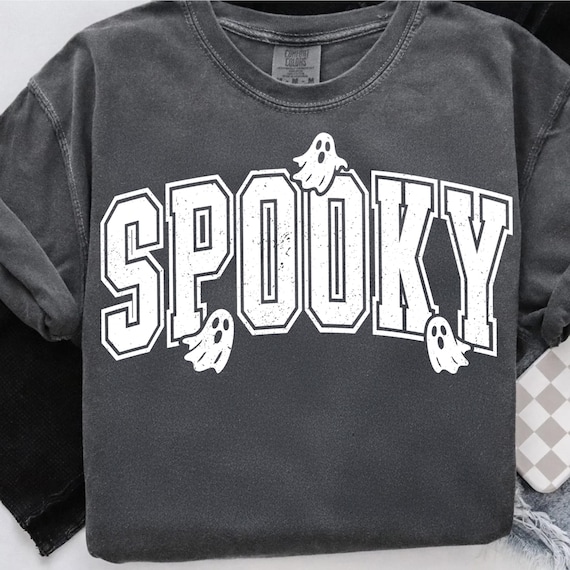 Spooky PNG SVG, Spooky Season PNG, Halloween png svg, Let's go ghouls png, Spooky vibes png, retro Halloween png, Sublimation png designs