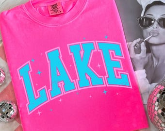 Lake PNG Retro PNG Summer Lake Girl Lake Vibes Ditsy Flowers Shabby Chic Cottage Core Grandmillennial Coquette Summer Lake