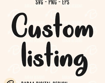 Design SVG personalizzato, file PNG personalizzato (download digitale)