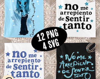 New Album Karol G No Me Arrepiento De Sentir Tanto PNG | Digital Download | Latin Music Inspired Art for  Sublimation