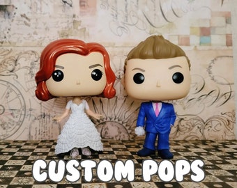 CUSTOM Funko Pop Wedding Decoration Character Figures Cake Topper or Table Decorations Centerpieces