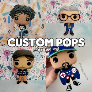 CUSTOM Funko Pop Casual or Wedding Character // Figures Cake Topper or Table Decorations Centerpieces Gifts