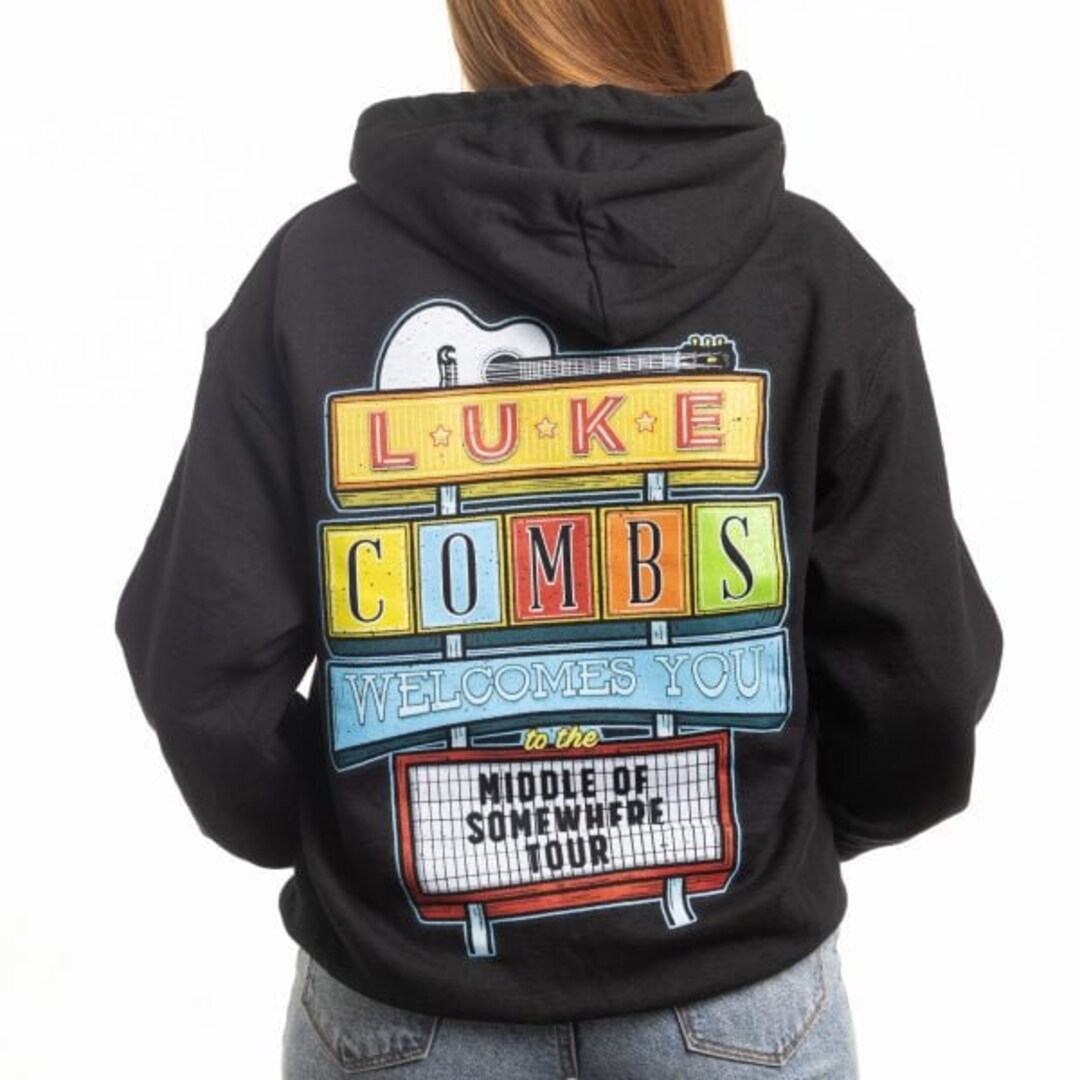 Luke Combs Hoodie Luke Combs Guitar Shirt Luke Comb Tour Etsy UK