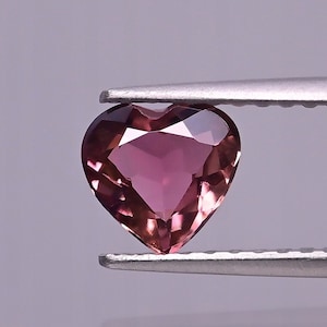 Faceted tourmaline heart 5x5, 5.5x5.5, 6x6 mm