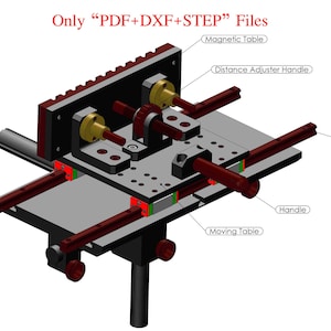 Belt Grinder - Surface Grinder  Table Attachment (Metric)