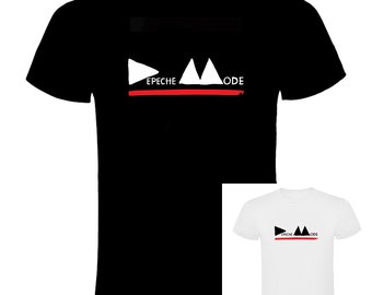 Camiseta diseño logo Depeche Mode 100% Algodon T Shirt