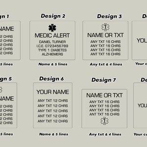Etiqueta de alerta médica con código QR para Apple Watch: Identificación de emergencia de acero inoxidable imagen 3