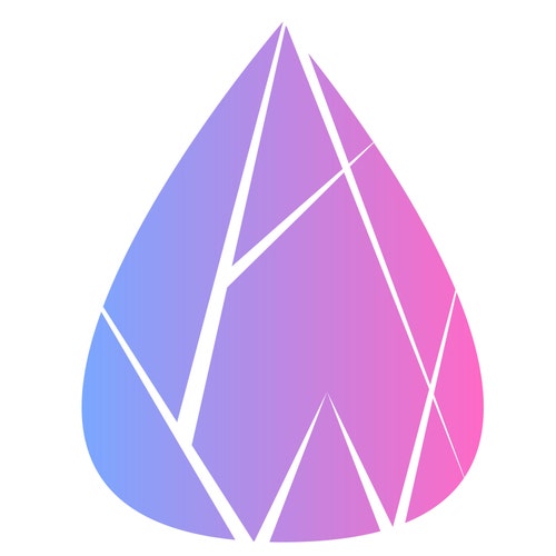 スカイクラウドアゲートハートカボション | オーロラプルーム