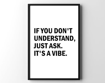Middle School Slang Poster Funny Teacher Poster Bro Printable Math ...