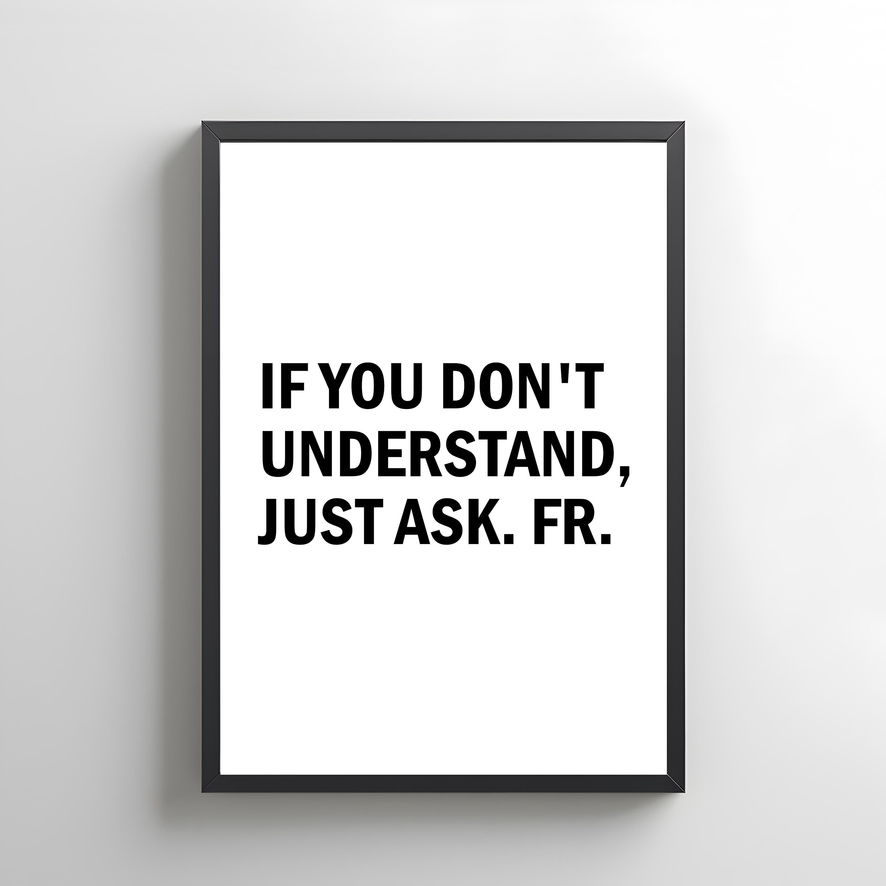 Classroom Poster Bruh, Printable Slang Funny Class Rules, Middle School ...