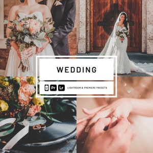 20 Lightroom Presets Hochzeitseffekt | Stimmungsvolles Preset | Fotovoreinstellungen für Mobilgeräte und Desktops | Instagram Insta Filter