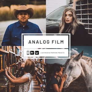 20 Lightroom Presets Analog Film Effect | Vintage Preset | Mobile & Desktop Photo Presets | Instagram Insta Filter