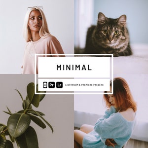 15 Lightroom Presets Minimal Effect | Moody Preset | Mobile & Desktop Photo Presets | Instagram Insta Filter