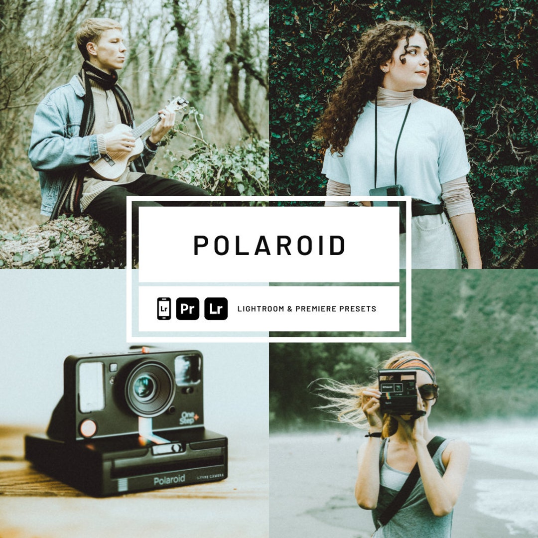 15 Lightroom Presets Polaroid Effect Vintage Preset Mobile & Desktop