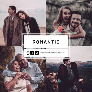 15 Lightroom Presets Romantic Effect | Stimmungsvolles Preset | Fotovoreinstellungen für Mobilgeräte und Desktops | Instagram Insta Filter