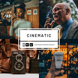 15 Lightroom Presets Cinematic Effect | Cinema Preset | Mobile & Desktop Photo Presets | Instagram Insta Filter