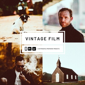 15 Lightroom Presets Vintage Film Effect | Vintage Preset | Mobile & Desktop Photo Presets | Instagram Insta Filter