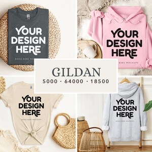 ENTIRE SHOP BUNDLE | Whole Shop Mockup Bundle, Boho Styled Model Mockups, Bella Canvas 3001, Gildan Bundle, PoD Real Mock ups Template Photo image 5