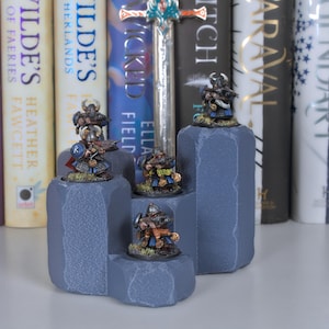 Terrain Hexagon Display: miniatuur Wargaming-plank in verschillende maten en verschillende basissleuven
