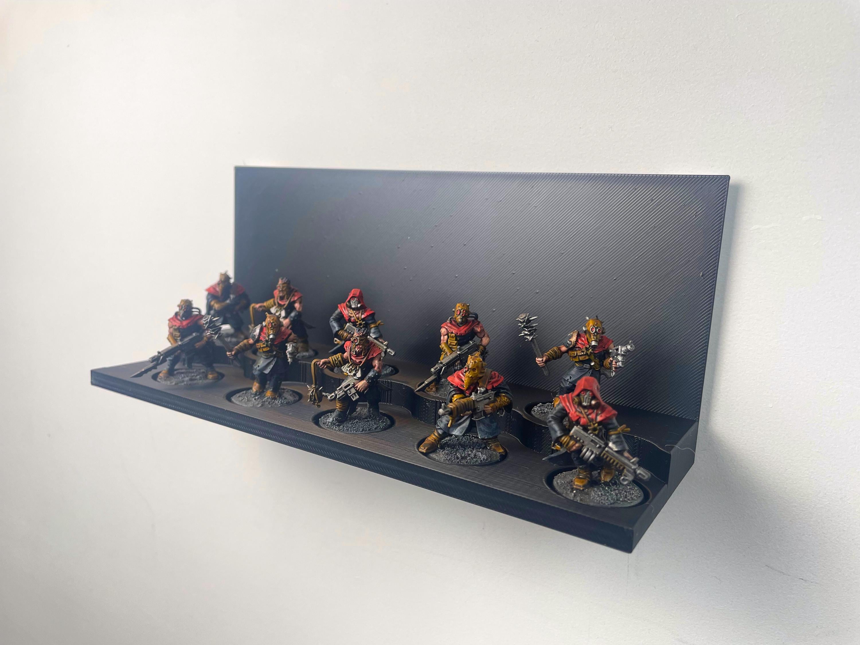 Miniature Display Shelf – Adhesive Wargaming Models Decorative Wall ...