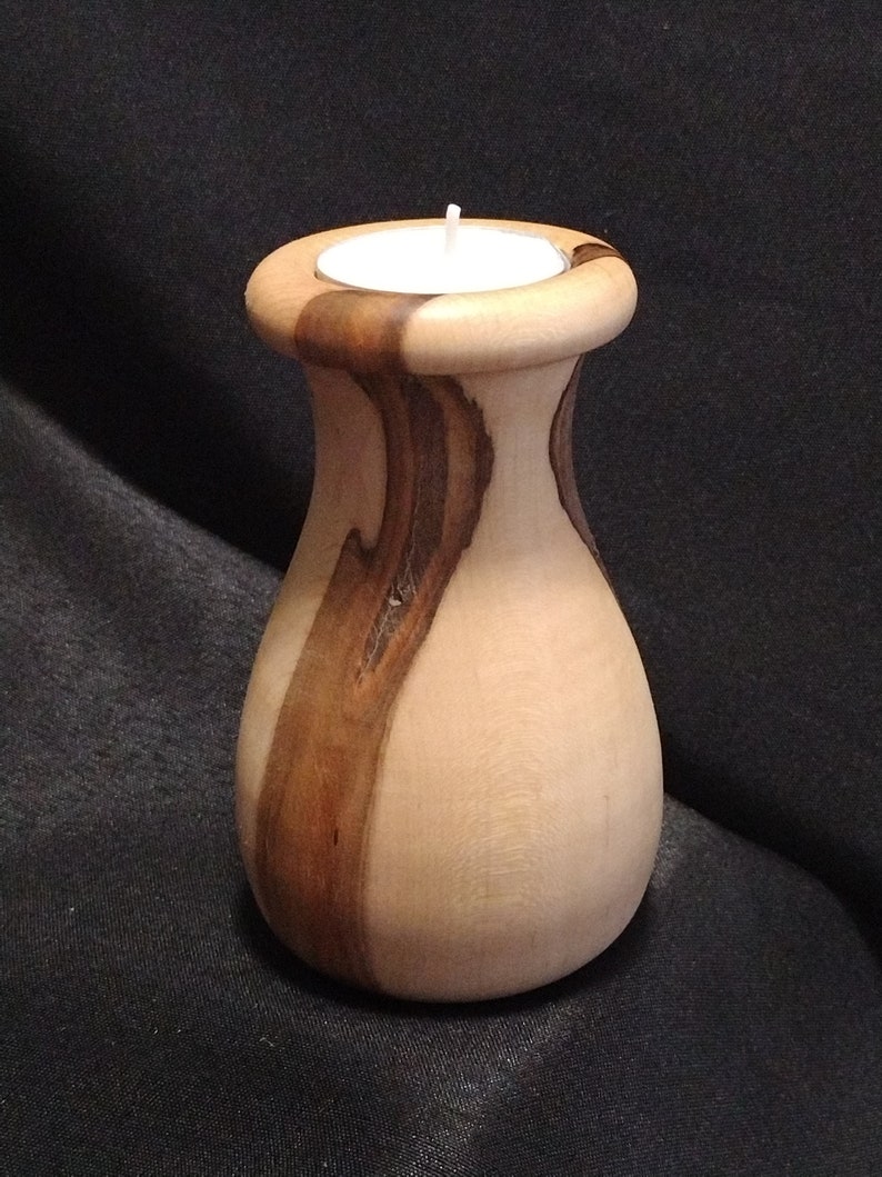 Lathe Turned Candle Holders Etsy