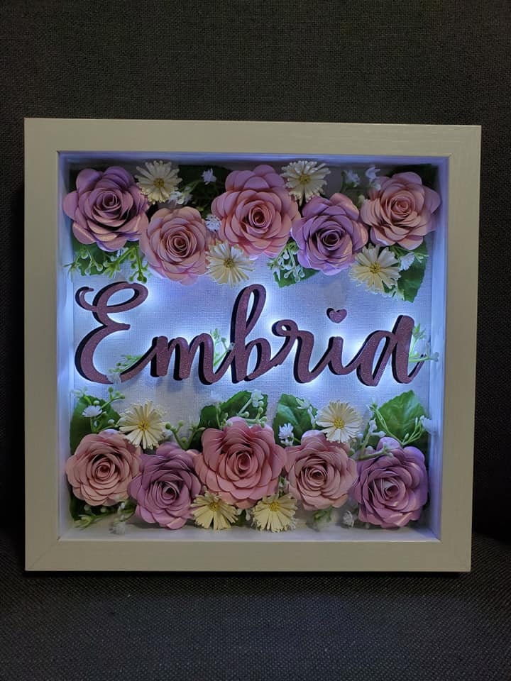 Shadow Box With Lights Etsy