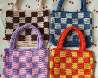 Sac fourre-tout échec et mat Patron PDF au crochet