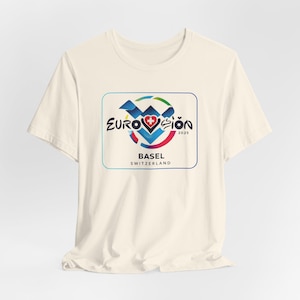 Eurovision 2025 T-shirt unisex Basilea Svizzera