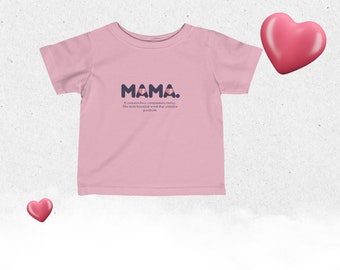 Mama süß und individuell, perfektes Baby-Geschenk, Baby-Geschenk, Geschenk für Baby, individuelles Baby-T-Shirt