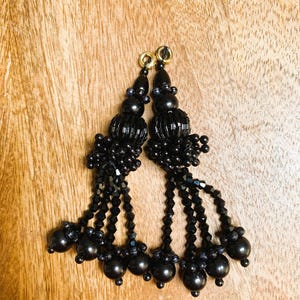 Handmade Saree Tassels: Indian Bridal Latkan with Beads & Mirror Work