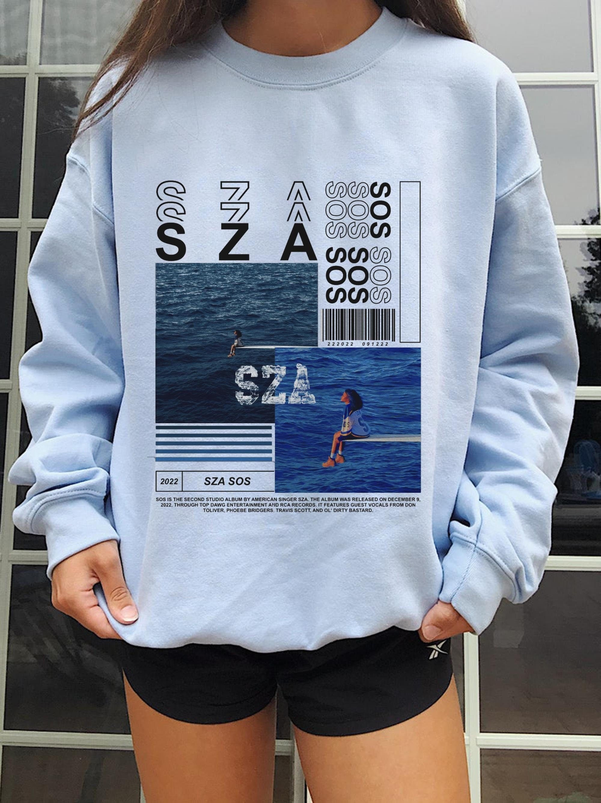 SZA SOS Tour 2023 Poster Sweatshirt, Sza Merch, Sza Merchandise Sweatshirt