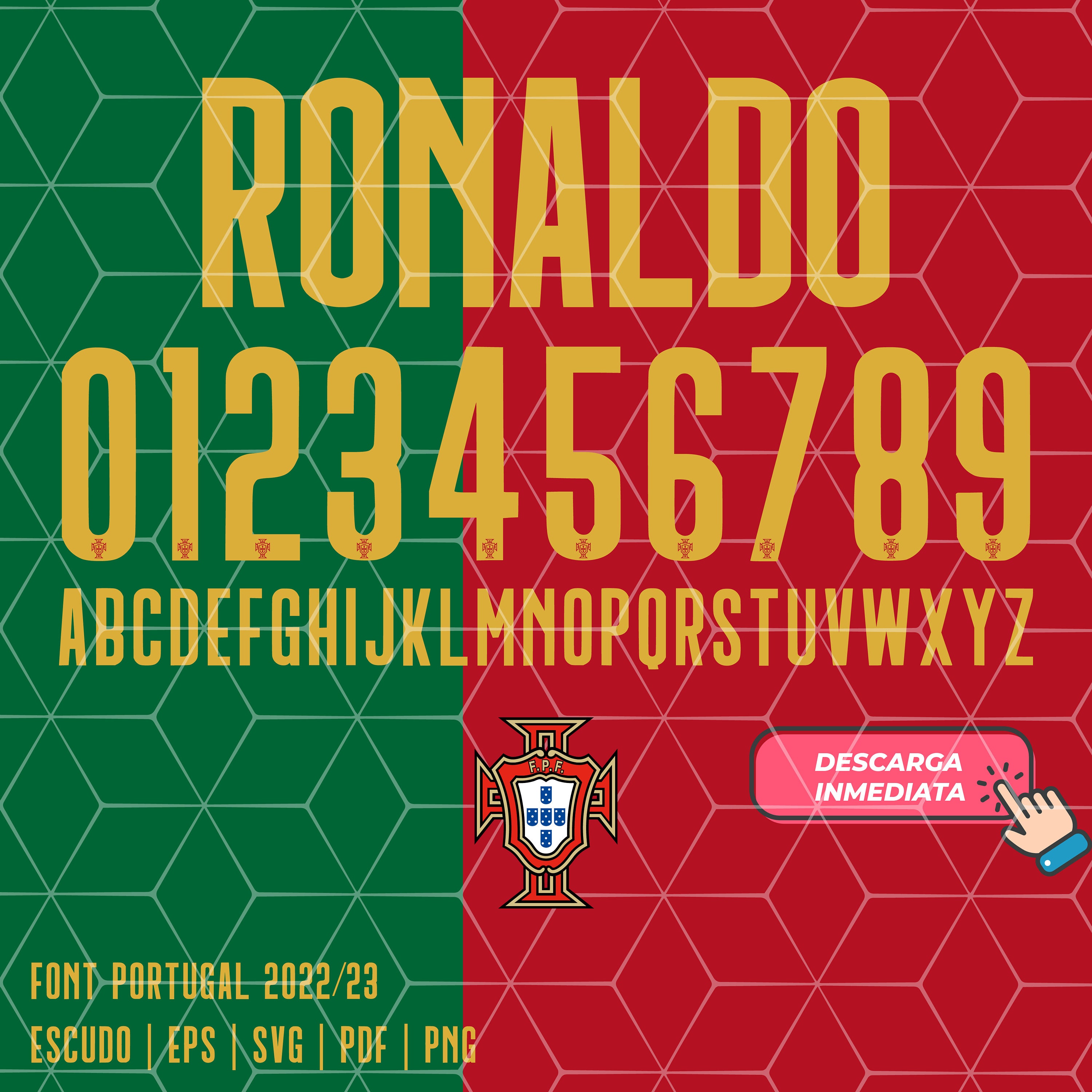 Font Vector Portugal World Cup 2022 Font SVG Eps Pdf / Etsy Australia