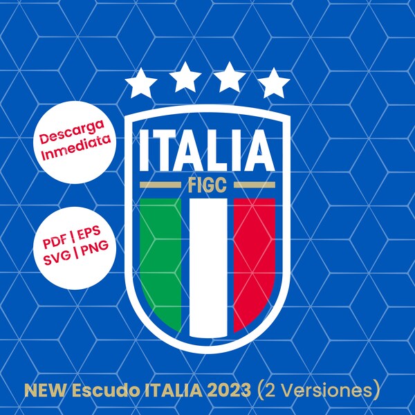 NEW ITALY Shield 2023 Svg | eps | pdf | Png, New Shield ITALY Svg | eps | pdf | Png, Italy Soccer, sublimation