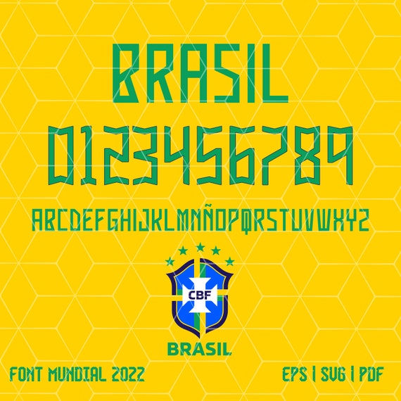 Realistic soccer uniform of a brazil team Vector Image