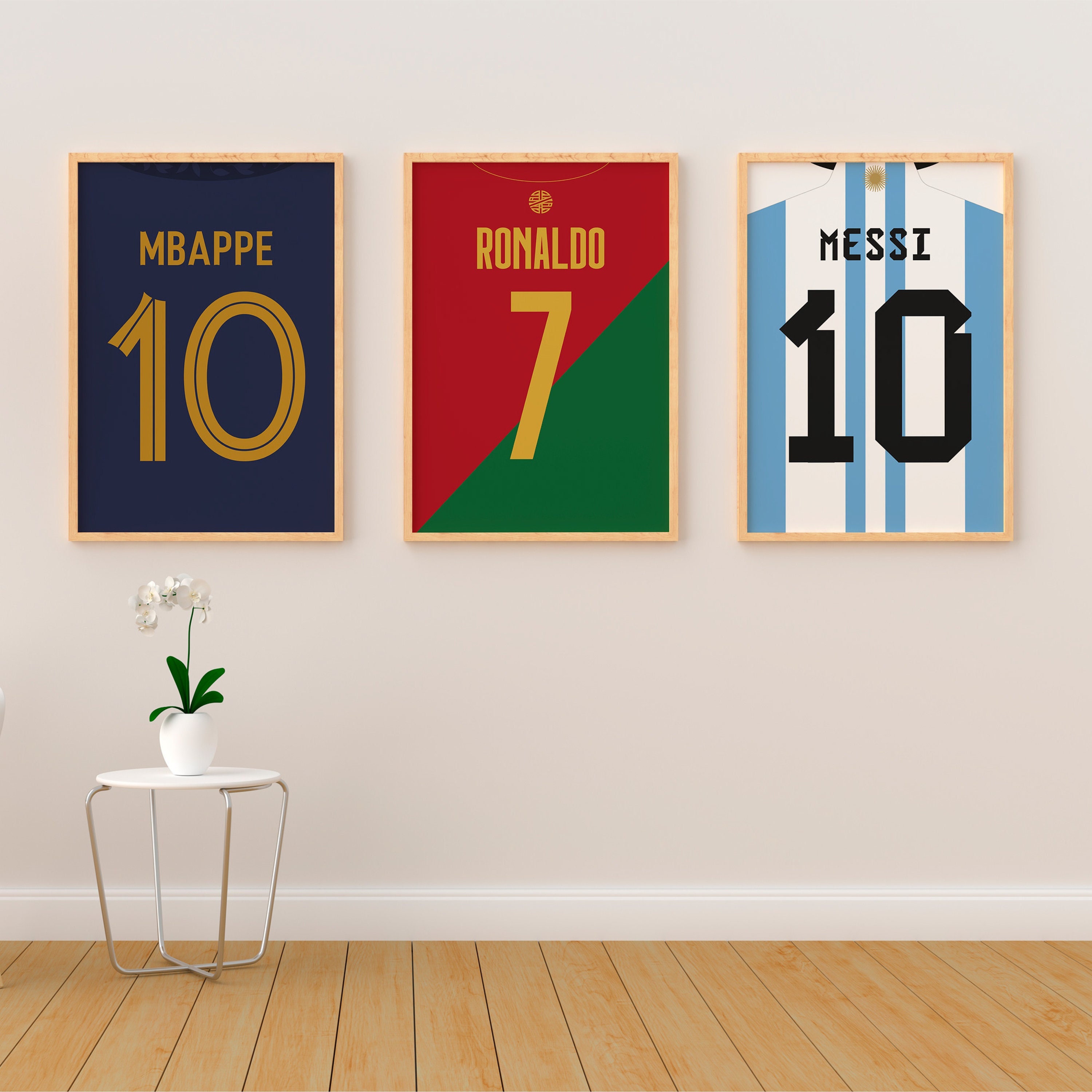 Real Madrid F.C.CR7 IS A LEGEND 5 Panel Canvas Wall Art Prints